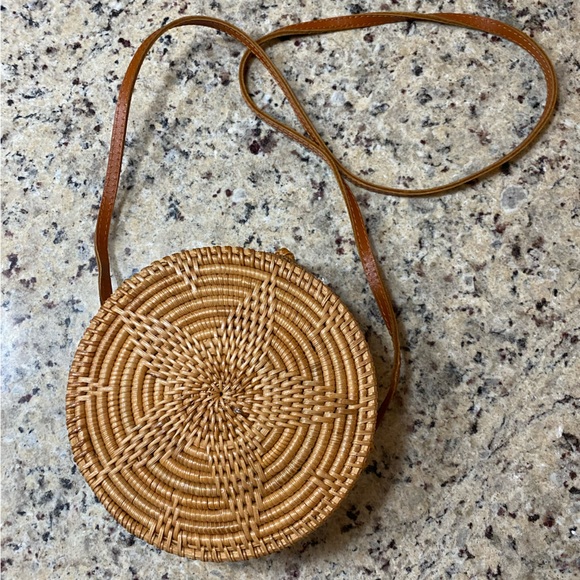 Bags Star Round Rattan Crossbody Bag Poshmark